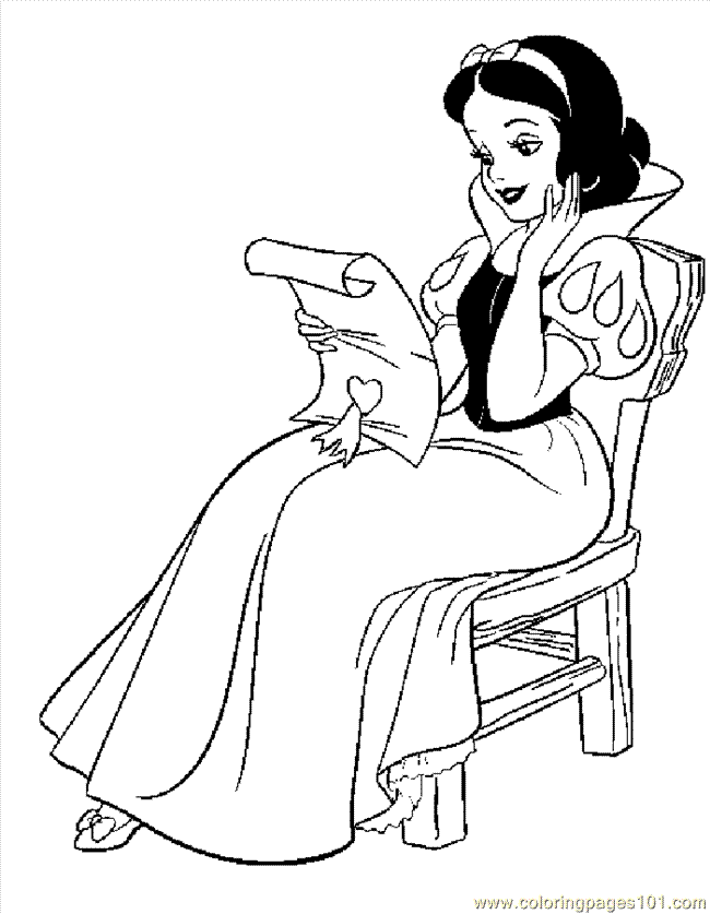 Coloring Pages Snow White Coloring Pages4 (Other > Painting 