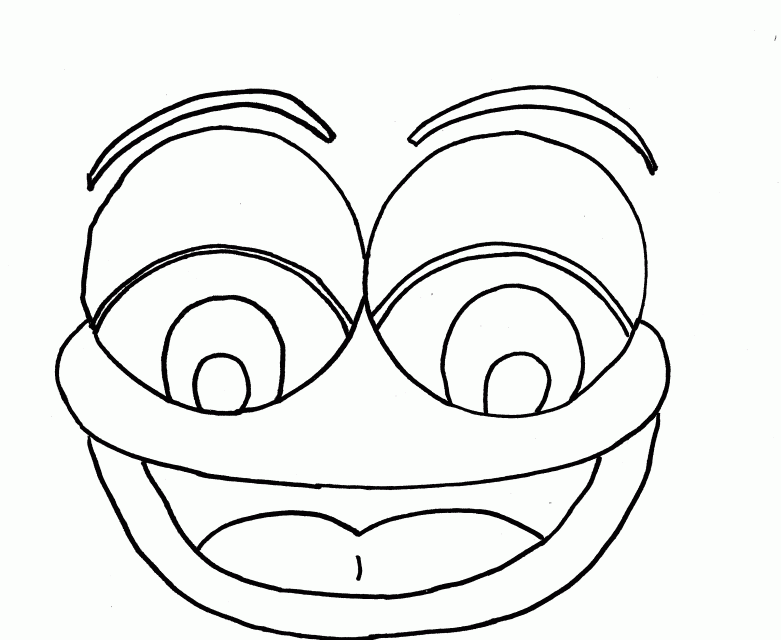 Pig Face Coloring ClipArt Best 253919 Smiley Face Coloring Pages