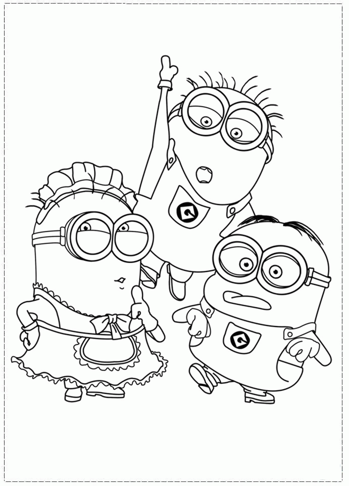 Despicable Me Coloring Pages To Print | Coloring Pages