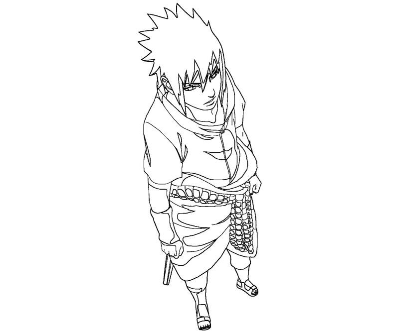 Sasuke Coloring Pages - Coloring Home