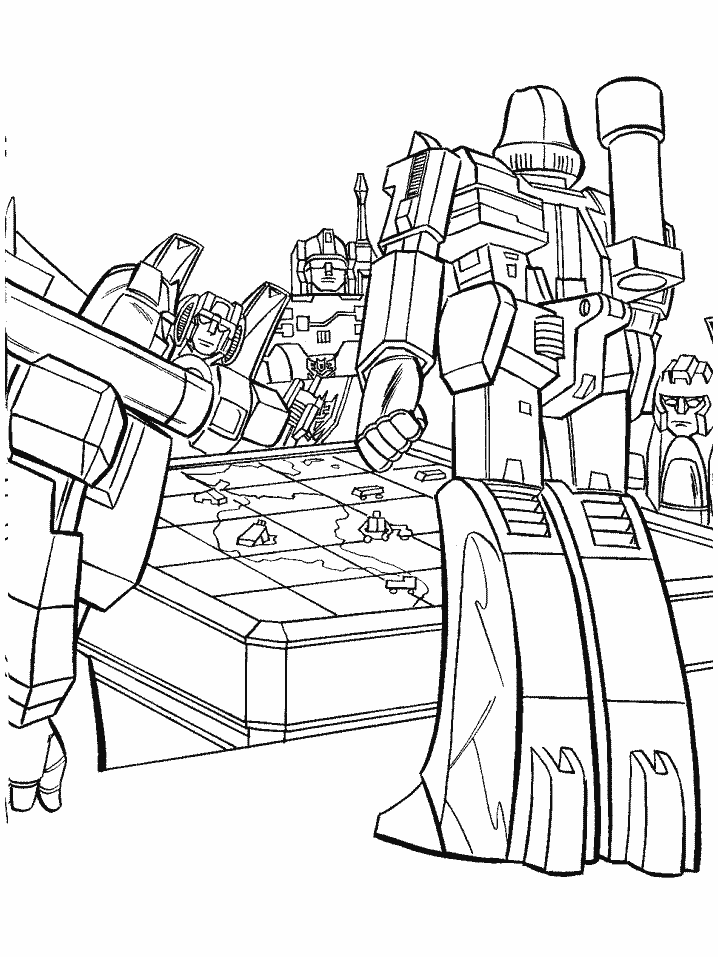 cartoon transformers Colouring Pages (page 2)