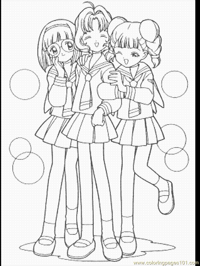 Card Captors Colouring Pages (page 2)