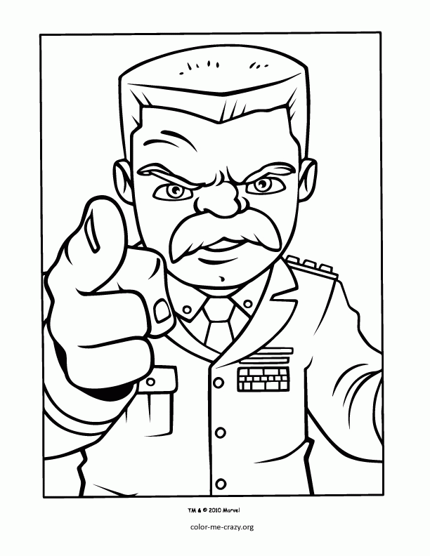 Super Hero Squad Coloring Pages