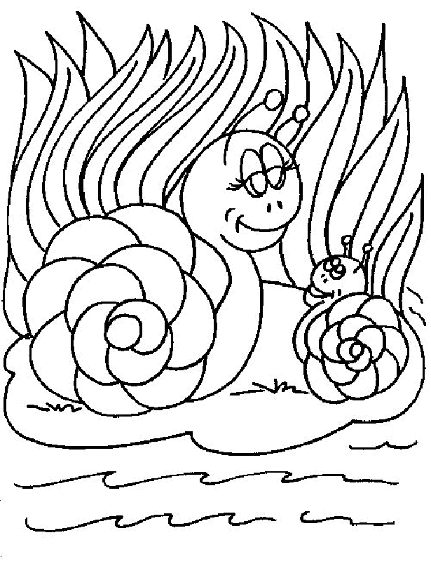Snails Coloring Pages 7 | Free Printable Coloring Pages 