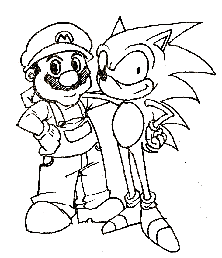 Sonic coloring pages | disney coloring pages for kids | color 