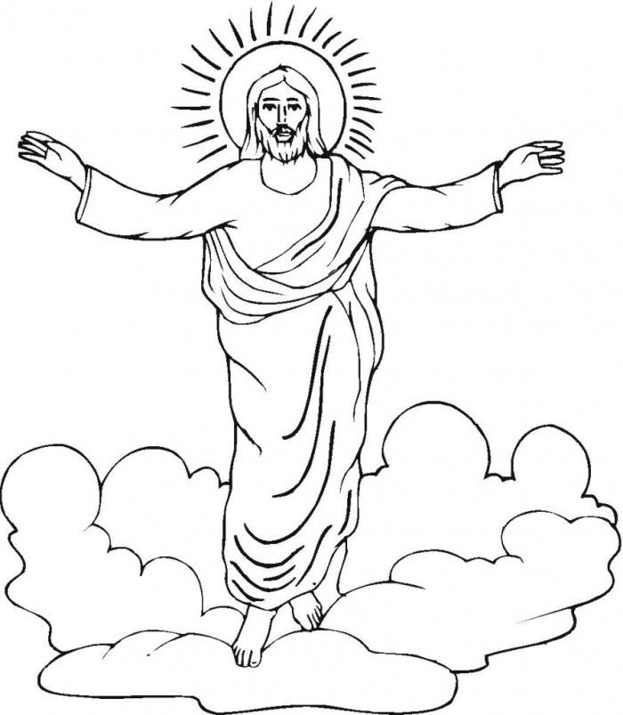 Jesus With Children Coloring Page Sheet