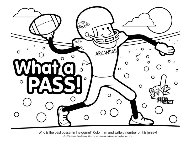 College Football Coloring Pages - Free Coloring Pages For KidsFree 