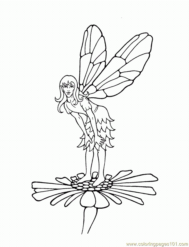 Fairy Printable Coloring Pages - Coloring Home