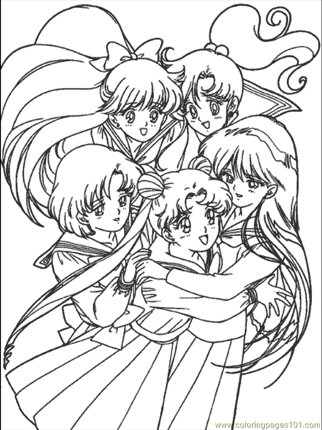 Coloring Pages Sailor Coliring 91 (Cartoons > Sailor Moon) - free 