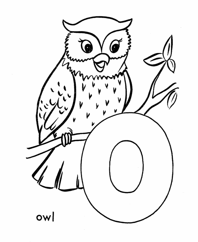 Letter O Coloring Pages - Coloring Home