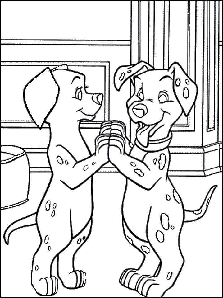101 Dalmations Coloring Picture 3