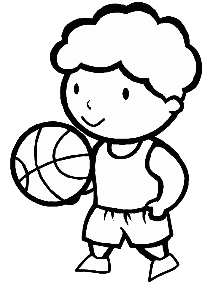 Basketball 8 Sports Coloring Pages & Coloring Book