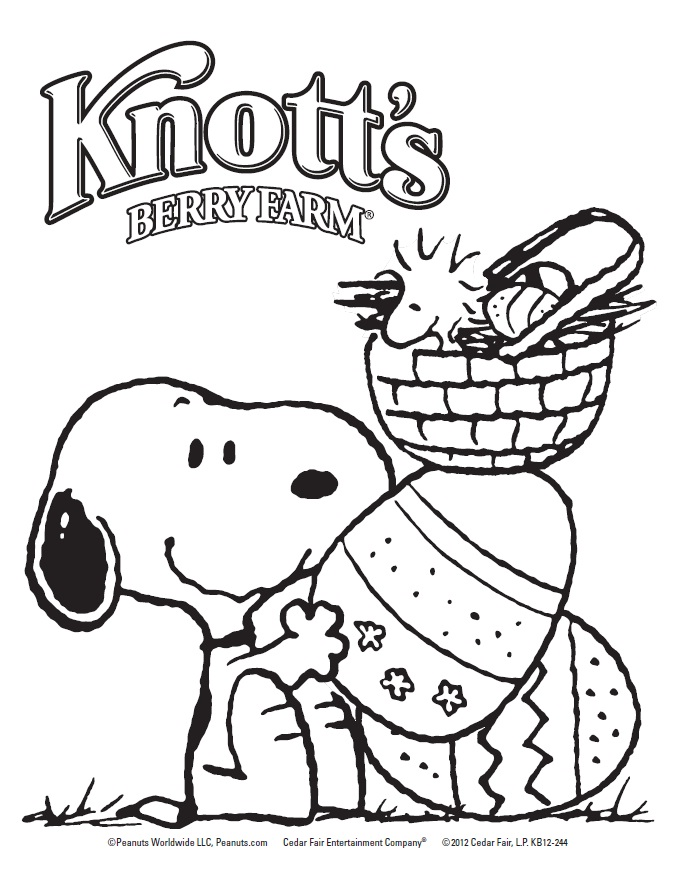 snoopy coloring page