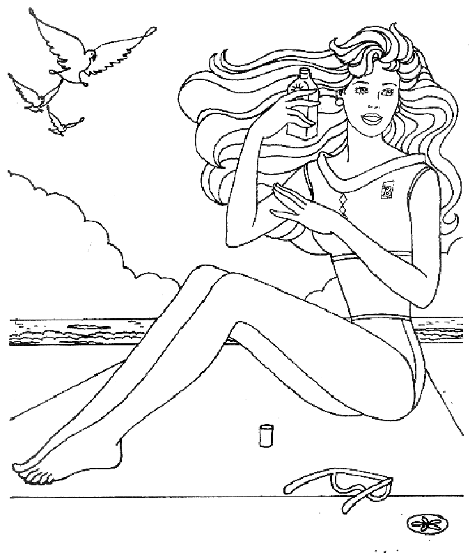 Barbie | Free Printable Coloring Pages | Page 6