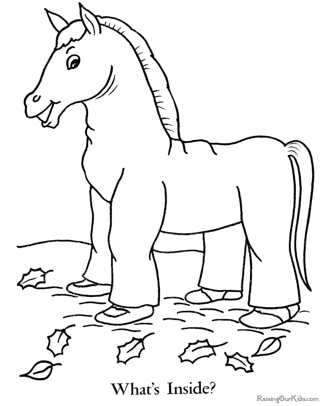 Kid Halloween Coloring Pages - 003