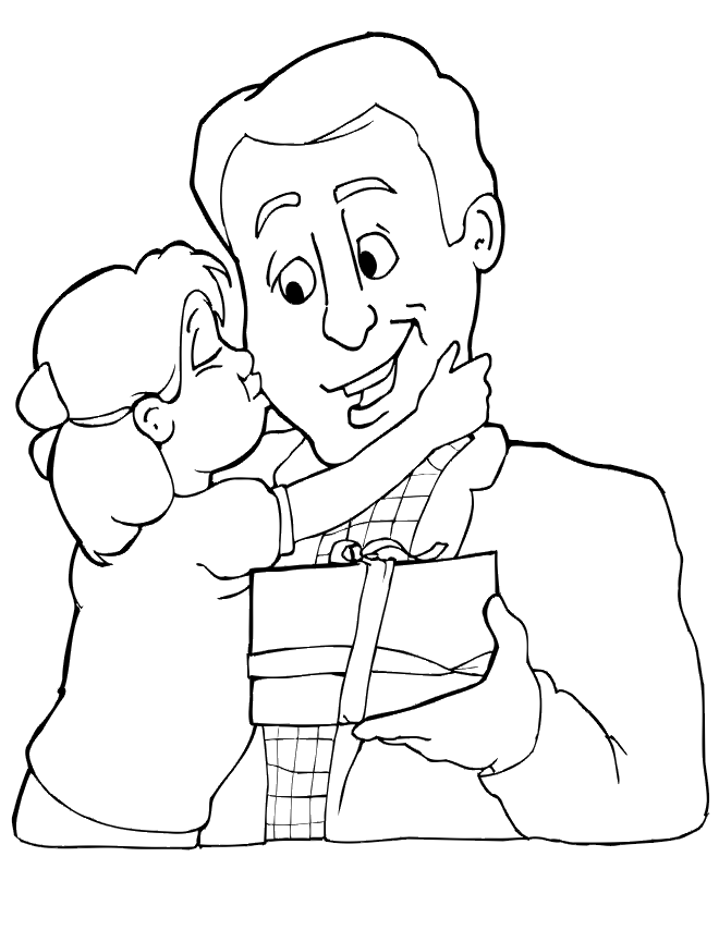 Fathers Day Coloring Pages (3) - Coloring Kids