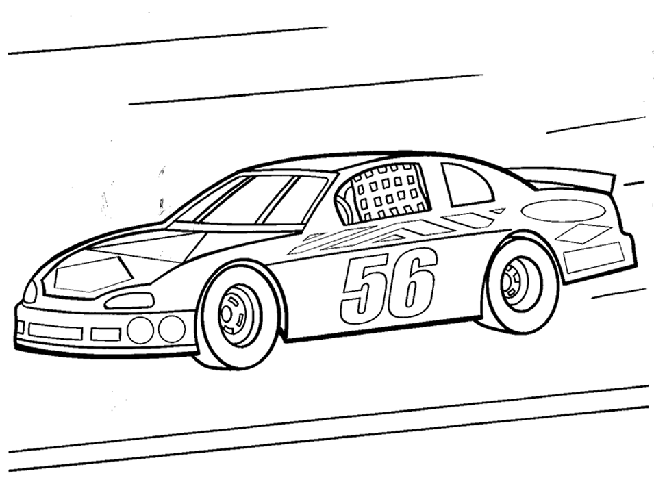 Image 17 NASCAR Coloring Pages