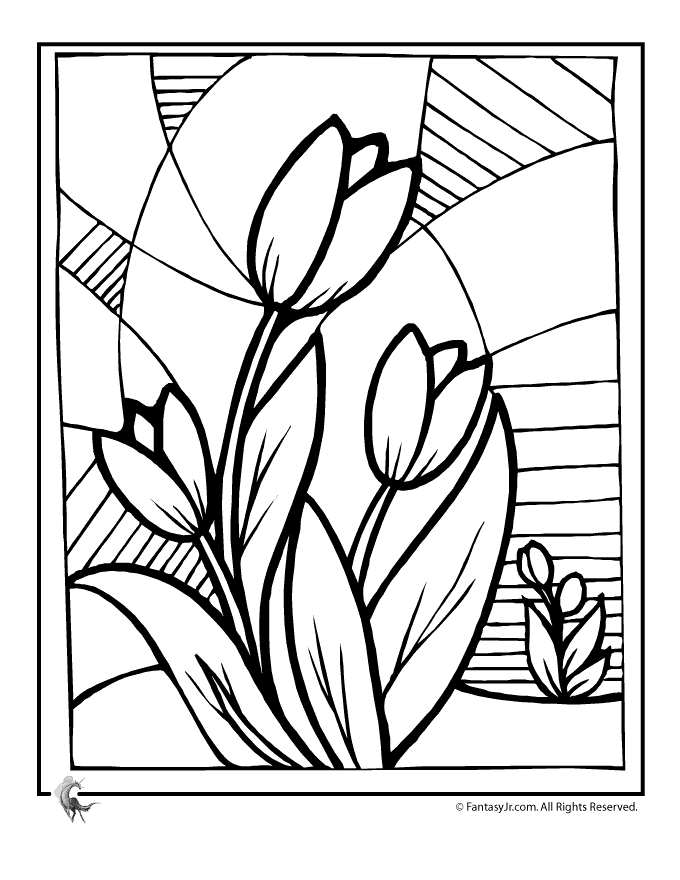 Flowers Coloring Pages | Inspire Kids