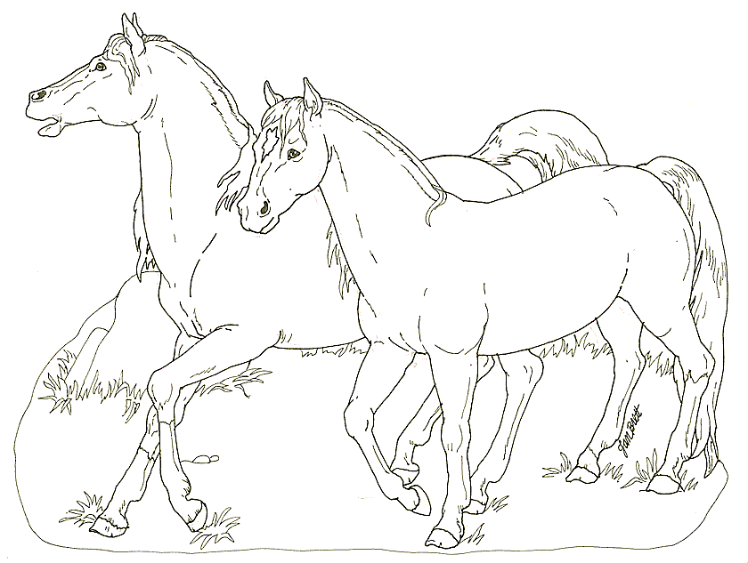 Disney Coloring Sheets Horses