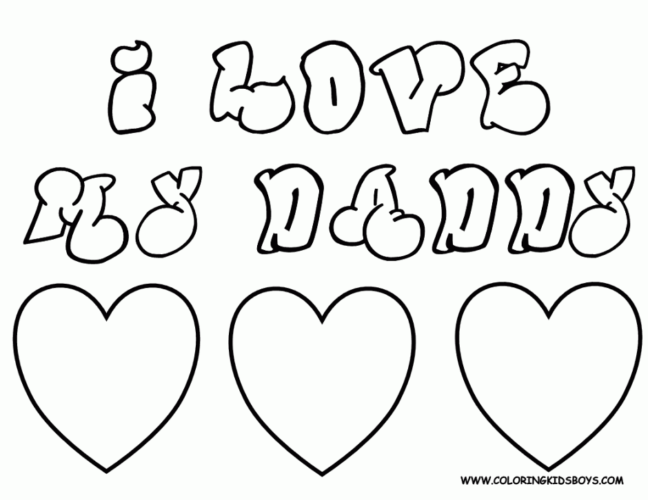 Coloring Pages Happy Birthday Daddy Printable Coloring Sheet 