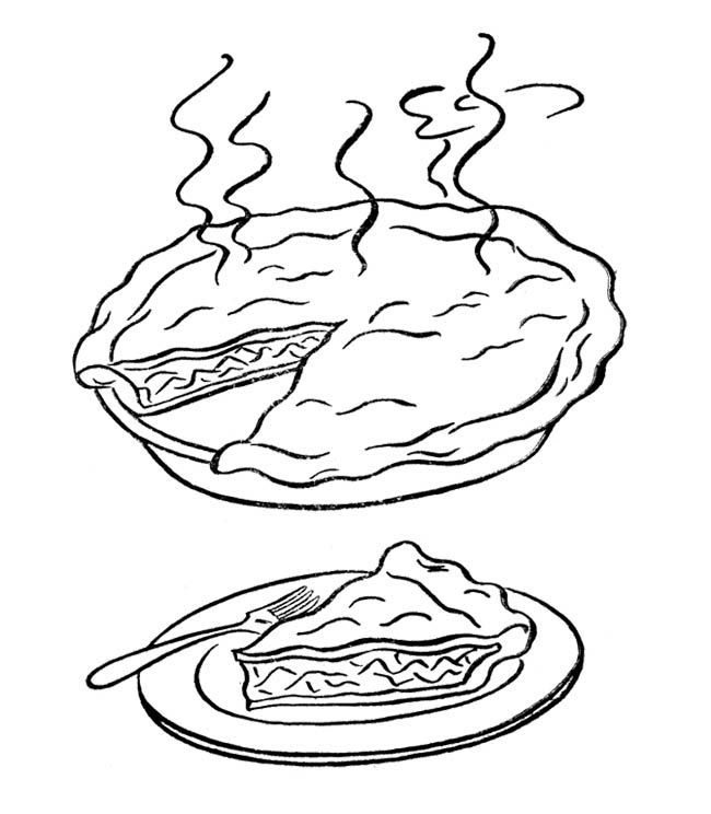 Hot Pumkin Pie Coloring Page | coloring pages mandela