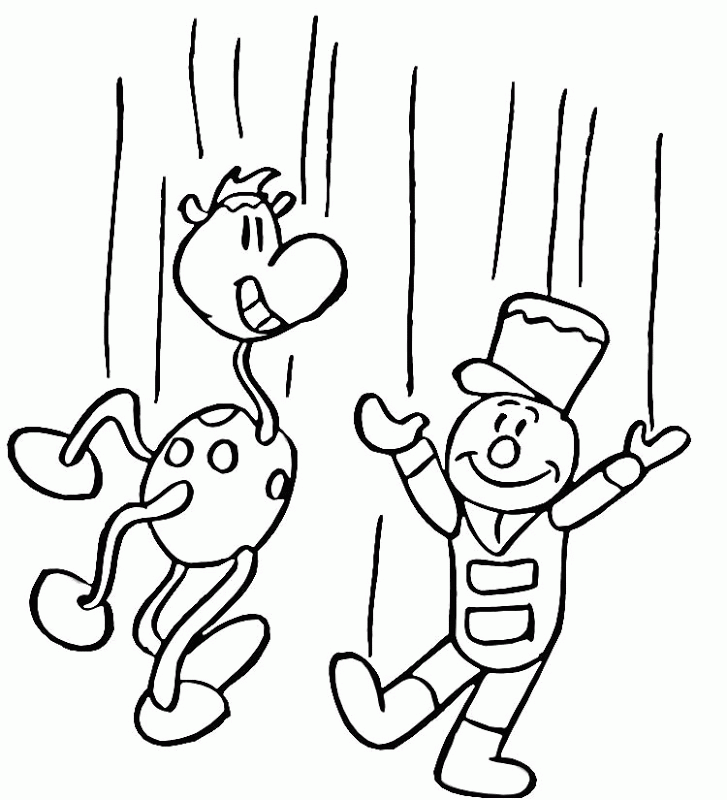 Puppet Coloring Pages Coloring Home