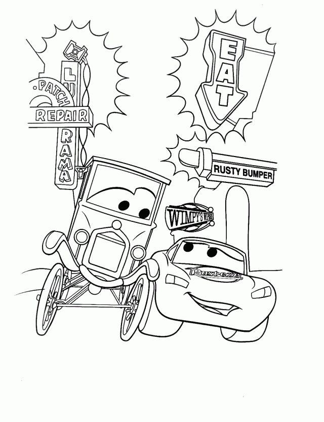 Drawings Of Lighting Mcqueen Mcqueen Coloring Pages Printable 