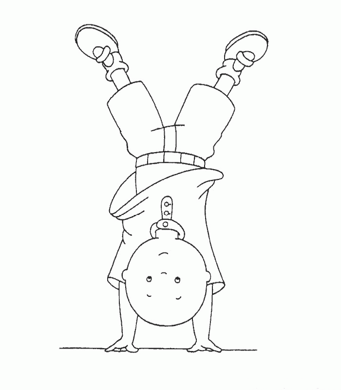 Caillou Coloring Pages Collection