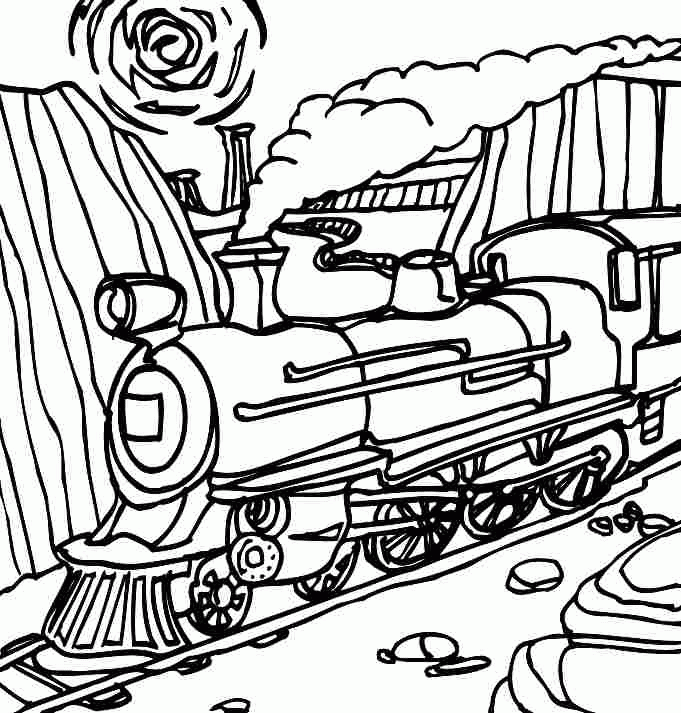 Download Printable Free Transportation Train Colouring Pages For - Coloring Home