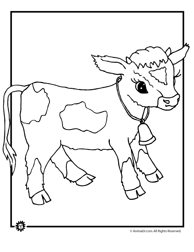 baby-cow-coloring-page | Classroom Jr.