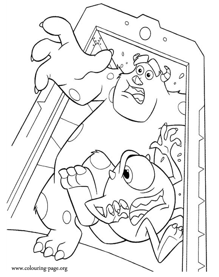 Pix For > Monsters Inc Coloring Pages Randall