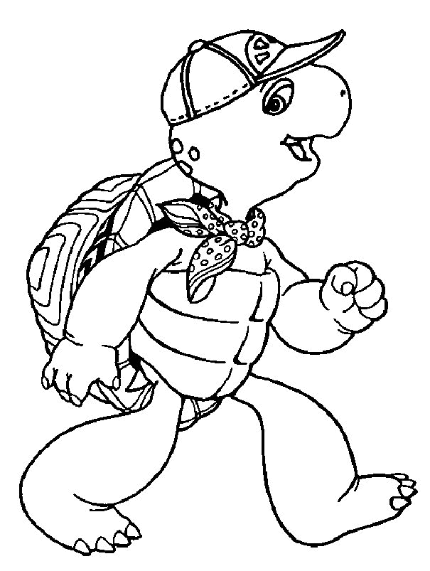 Franklin Coloring Pages