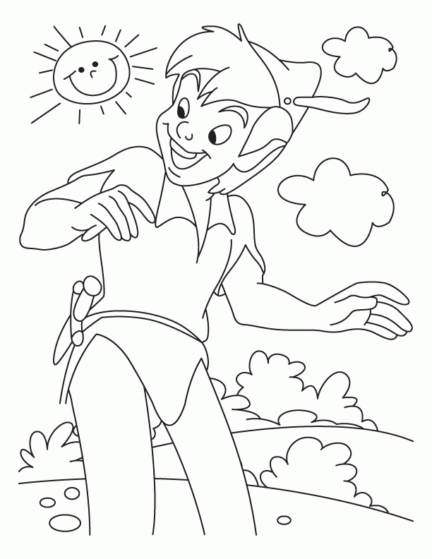 peter pan 2 Colouring Pages (page 2)