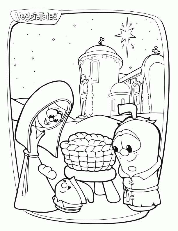 Veggie Tales Coloring Pages Free