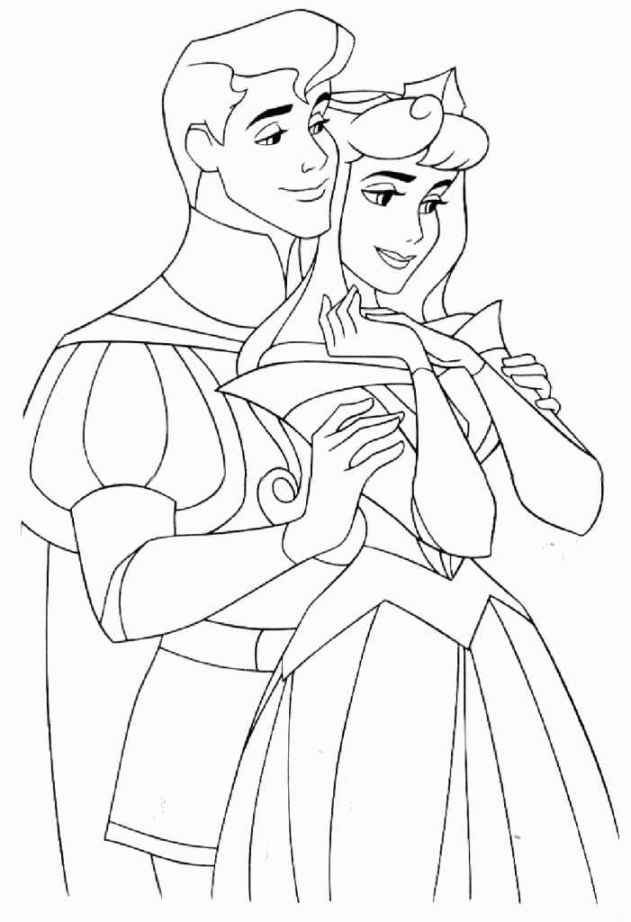 Cartoon: Detailed Sleeping Beauty Coloring Pages Picture 