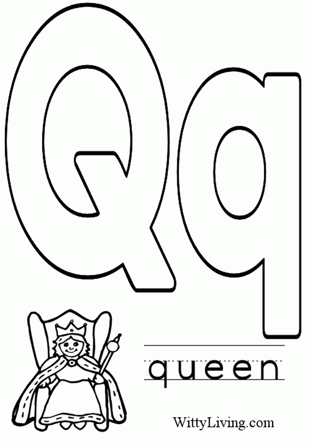 Letter Q Coloring Pages - Coloring Home