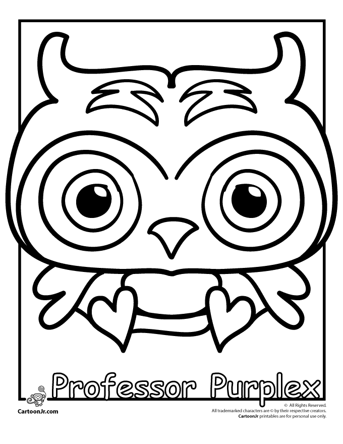 Moshi Monster Coloring Pages - Free Printable Coloring Pages 