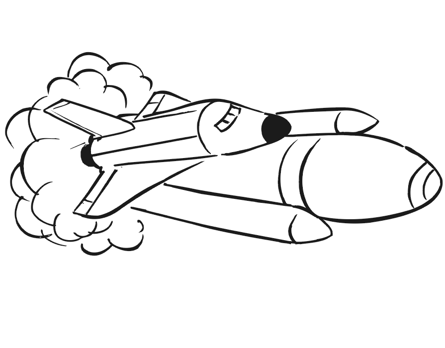 space ship coloring page | Coloring Picture HD For Kids | Fransus 