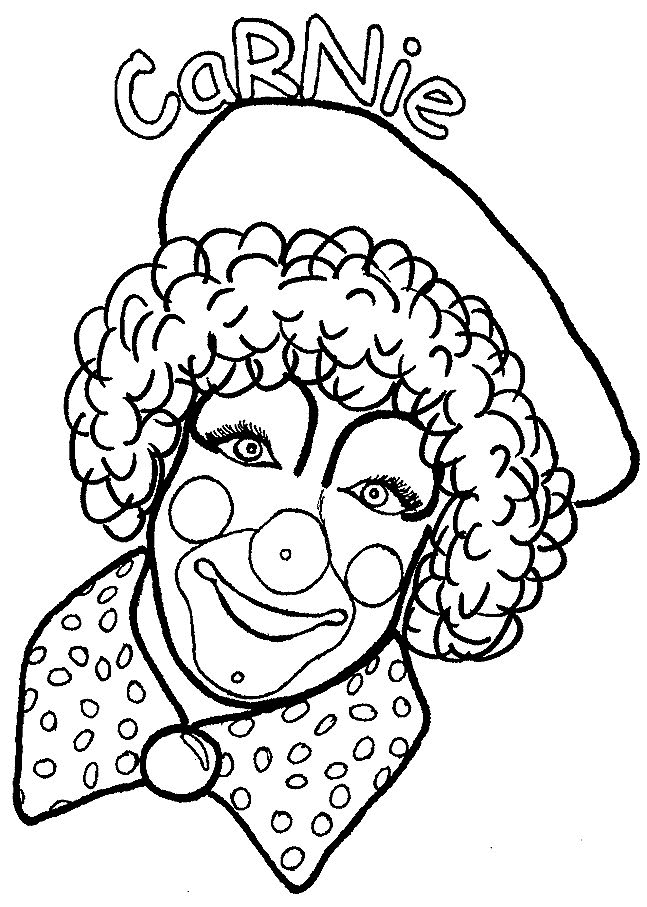 Coloring Page - Clown coloring pages 9