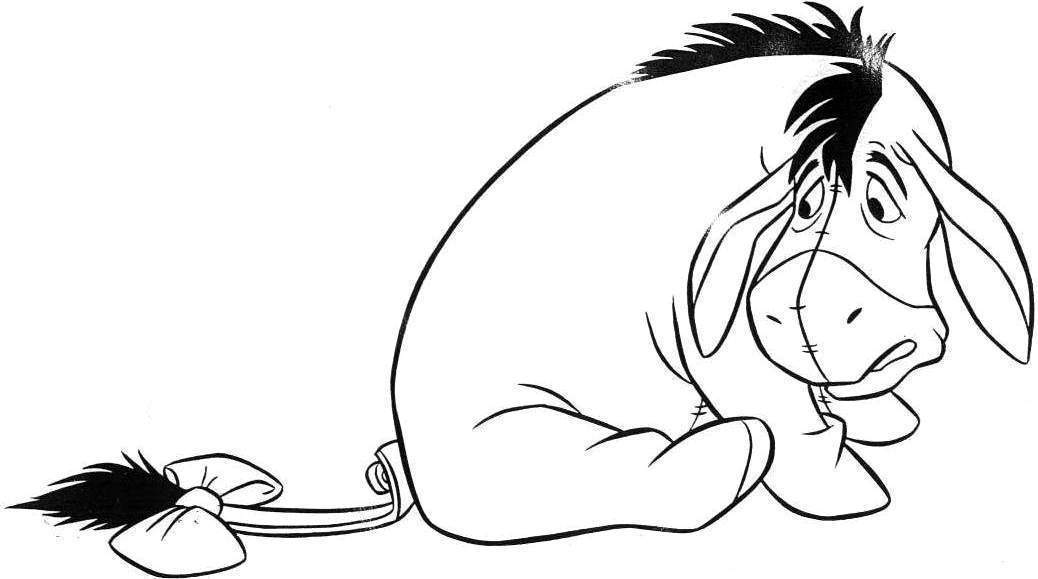 Pix For > Cute Baby Eeyore Coloring Pages