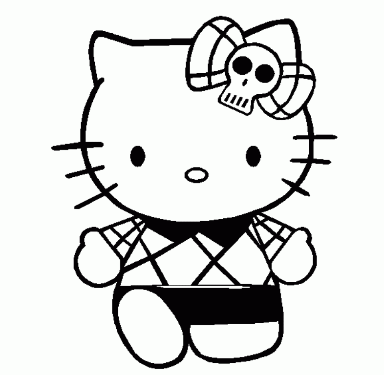 hello-kitty-coloring-pages : Printable Coloring Pages