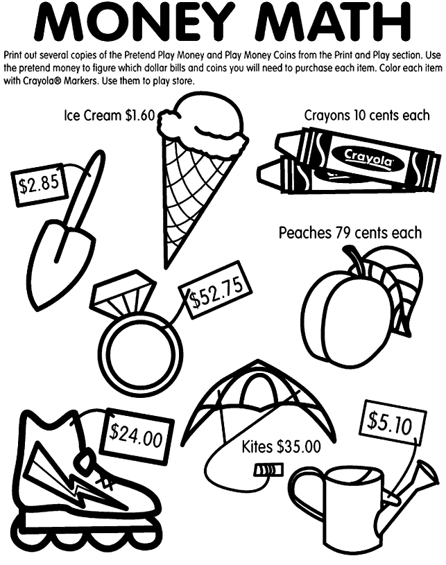 Math Coloring Pages (2) - Coloring Kids