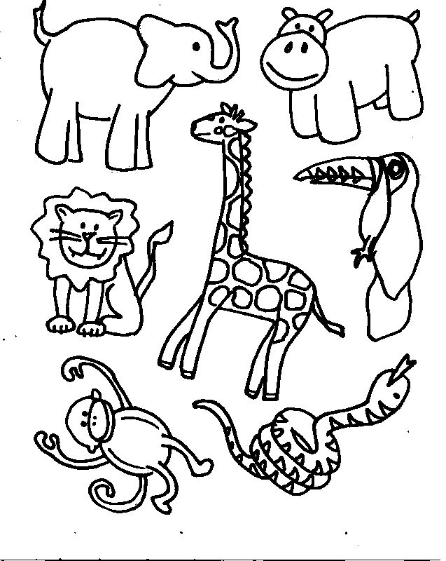 Print Animal Coloring Pages | Coloring Pages For Girls | Kids 