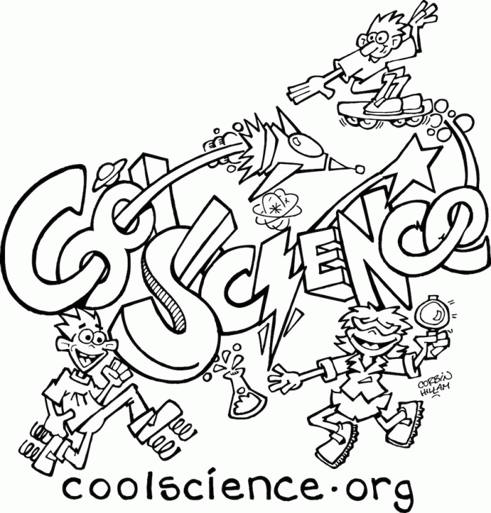 Science Coloring Page For Kids | 99coloring.com
