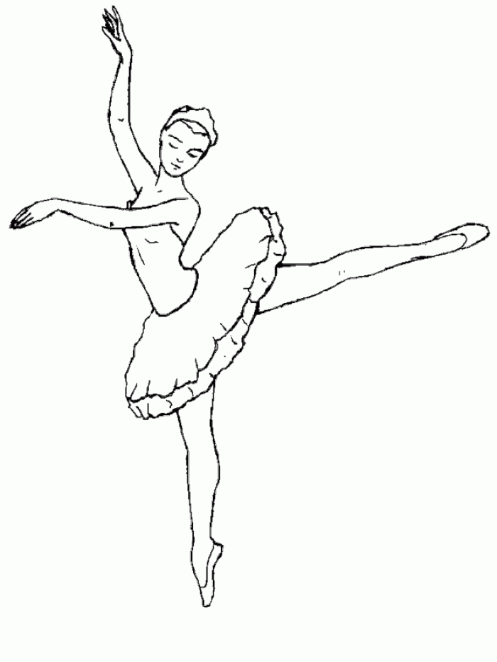 Ballerina Colouring Pages | 99coloring.com