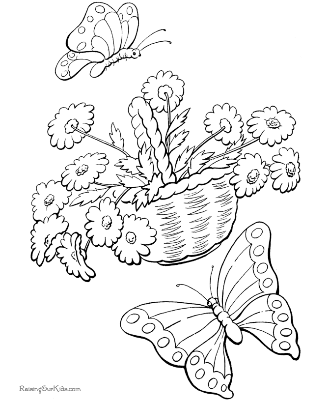 Free Butterfly Coloring Pages | Coloring Pages