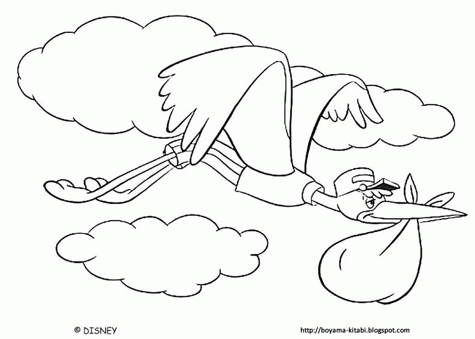 Dumbo Coloring 01 | The Coloring Pages - The Coloring Book 