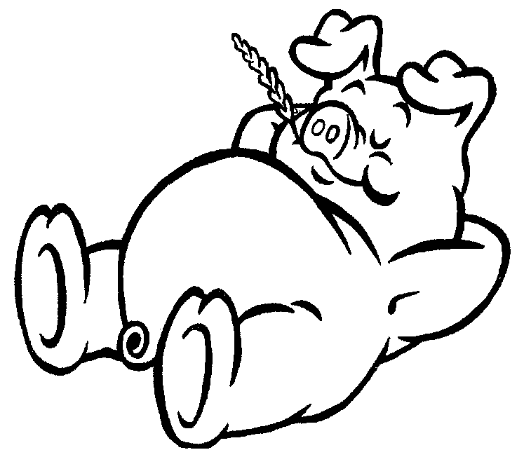Games Pigs Coloring Pages - Kids Colouring Pages