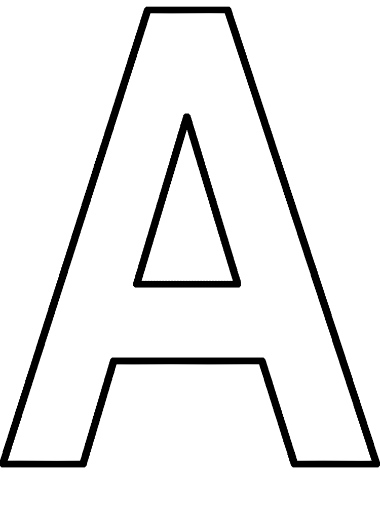 Letter A Coloring Page | Coloring Pages