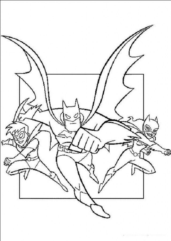 best Team Batman Coloring Pages for kids | Great Coloring Pages